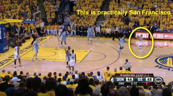 Steph melting faces from miles away (Breakdown by Mike Prada/SB Nation)